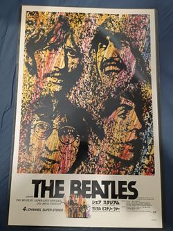 1977 Beatles at Shea Stadium poster
