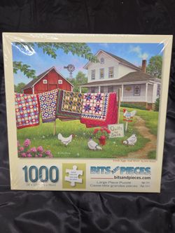 Bits and Pieces 1000-Piece Jigsaw Puzzle – Fresh Eggs And More