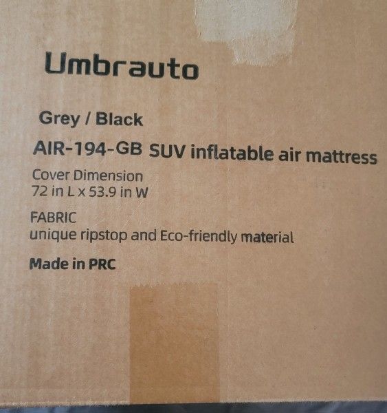 Inflatable suv air Mattress 72x53.9