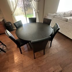 Dining Table and Bar Stools