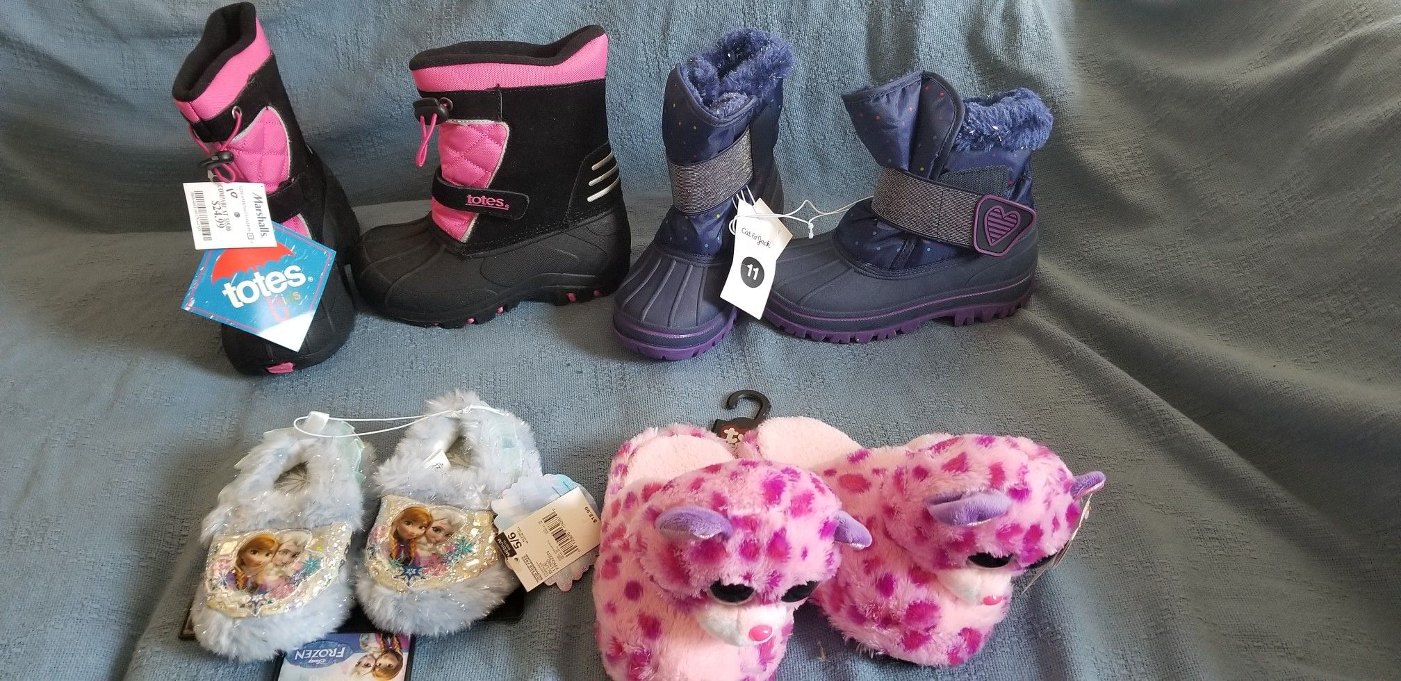 New Girls boots and slippers