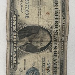 Silver Certificates, Error Dollar bill