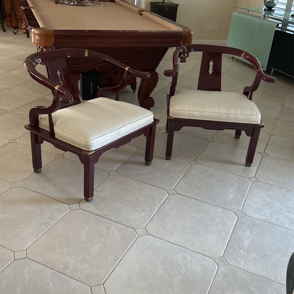 Oriental Club Chairs