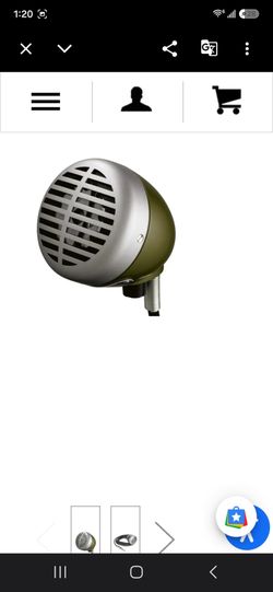 Shure 520DX Green Bullet Harmonica Microphone