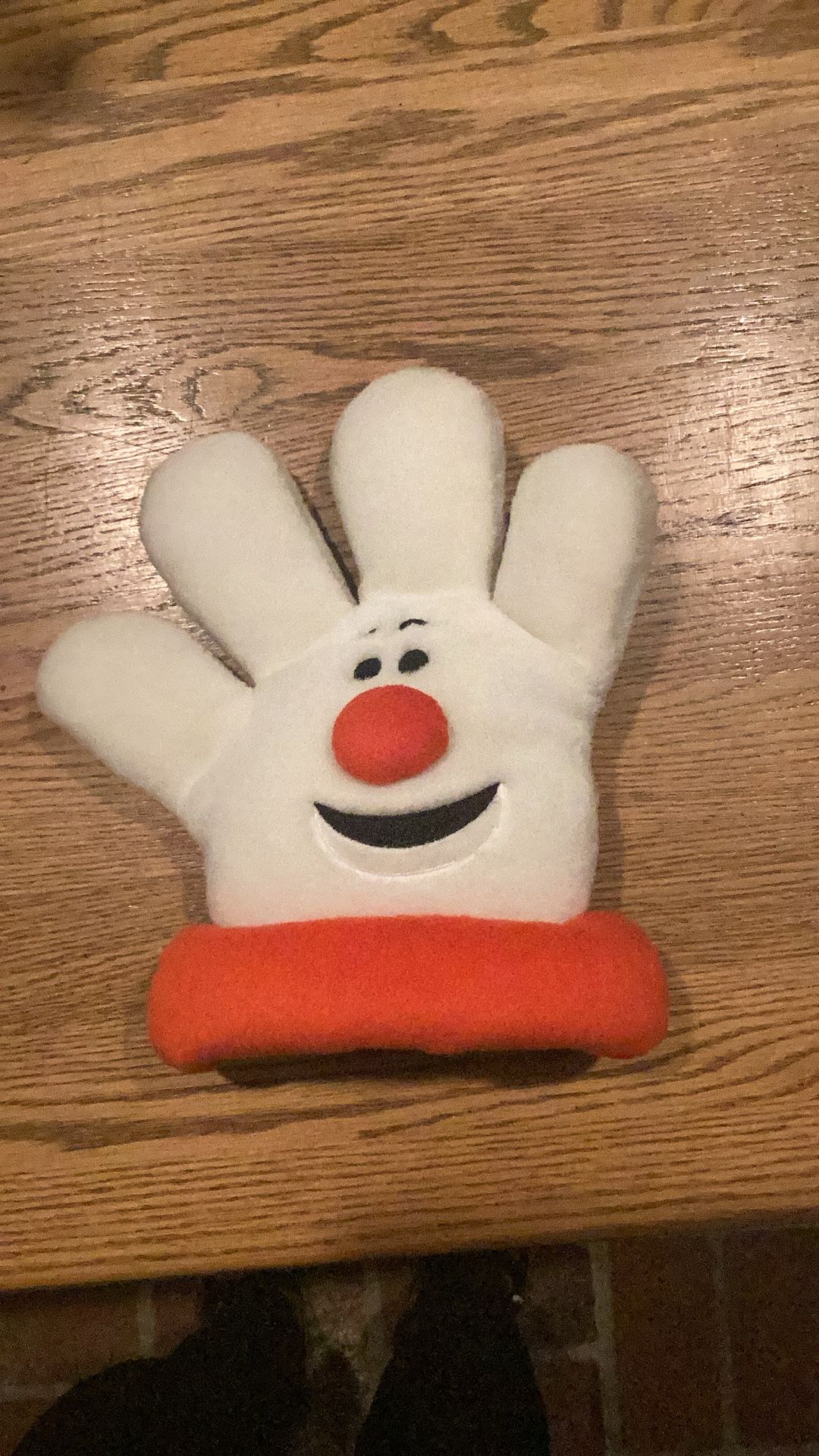Extremely Rare, Helping Hand, Plush, Mascot; His Name Is Lefty, excellent condition