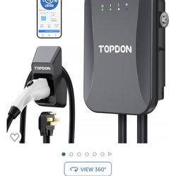 TopDon Level 2 EV Charger 40amp 16ft Cord