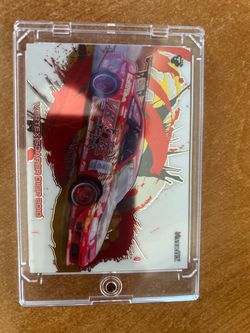 Tarmac Vortex White Parallel card