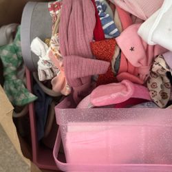 Baby Girl Clothes, Shoes And Hair Bows