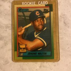 1990 Topps Jerome Walton Rookie Card