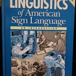 Linguistics Of American Sign Language Book