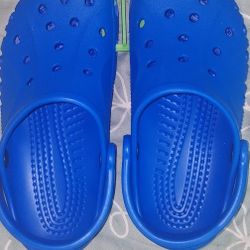 Blue Crocs