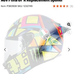 AGV Pista GP R -Corsa R Clear Rear Spoiler