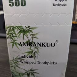 500 Individually Wrapped Toothpicks