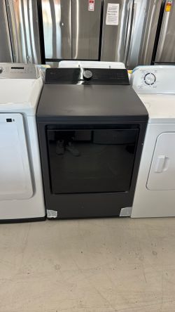 7.3 cu. ft. Vented SMART Electric Dryer in Matte Black with EasyLoad Door and Sensor Dry Technology