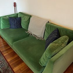 Green Velvet Couch For In