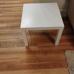 White Ikea End Tables