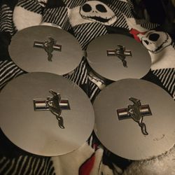 Ford Mustang Pony Wheel Center Caps 4