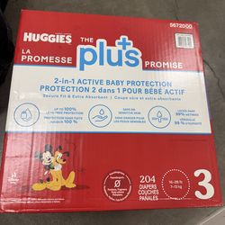 Diapers Huggies size 3