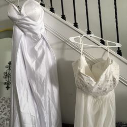 2 Weddings Dresses One Brand New!