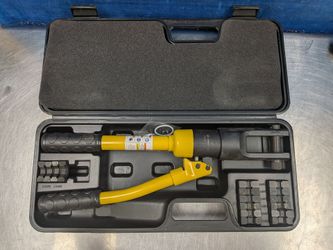 Hydraulic Cable Crimper Set With Dies And Case