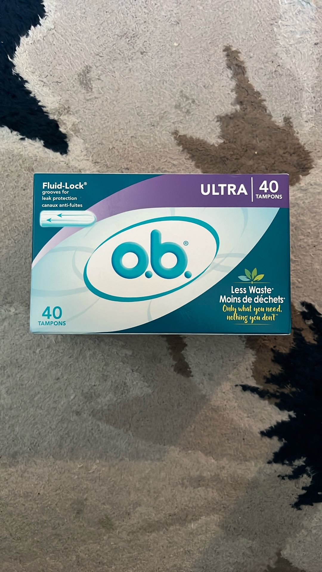 O.b. Ultra Tampons, 40ct Pack $5 Cash