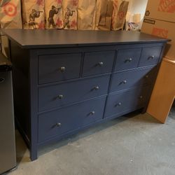 IKEA HEMNES 8-drawer dresser, Blue Stained 63x37 3/4 " for Sale in Seattle,  WA - OfferUp