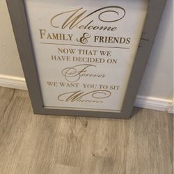 Wedding Frame Decor