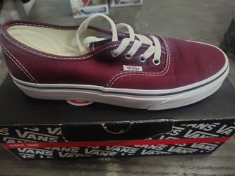 Burgandy vans