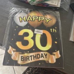 30th Birthday Sign