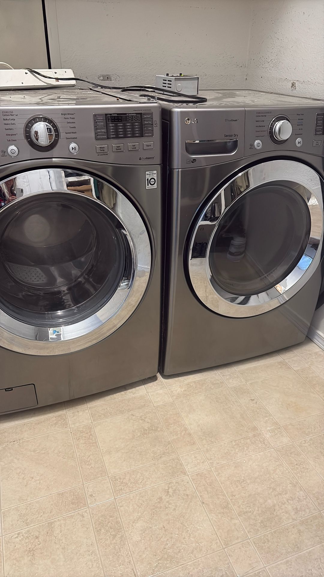 LG Electric Washer and Dryer