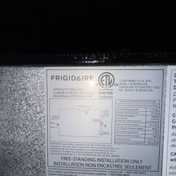 6.5 Cu Fridgiare Upright Fridge 