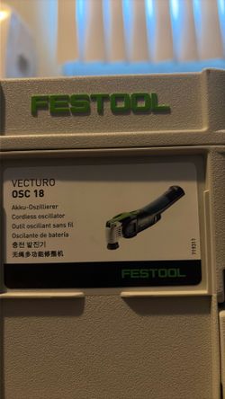 Vector OSC 18 festool.