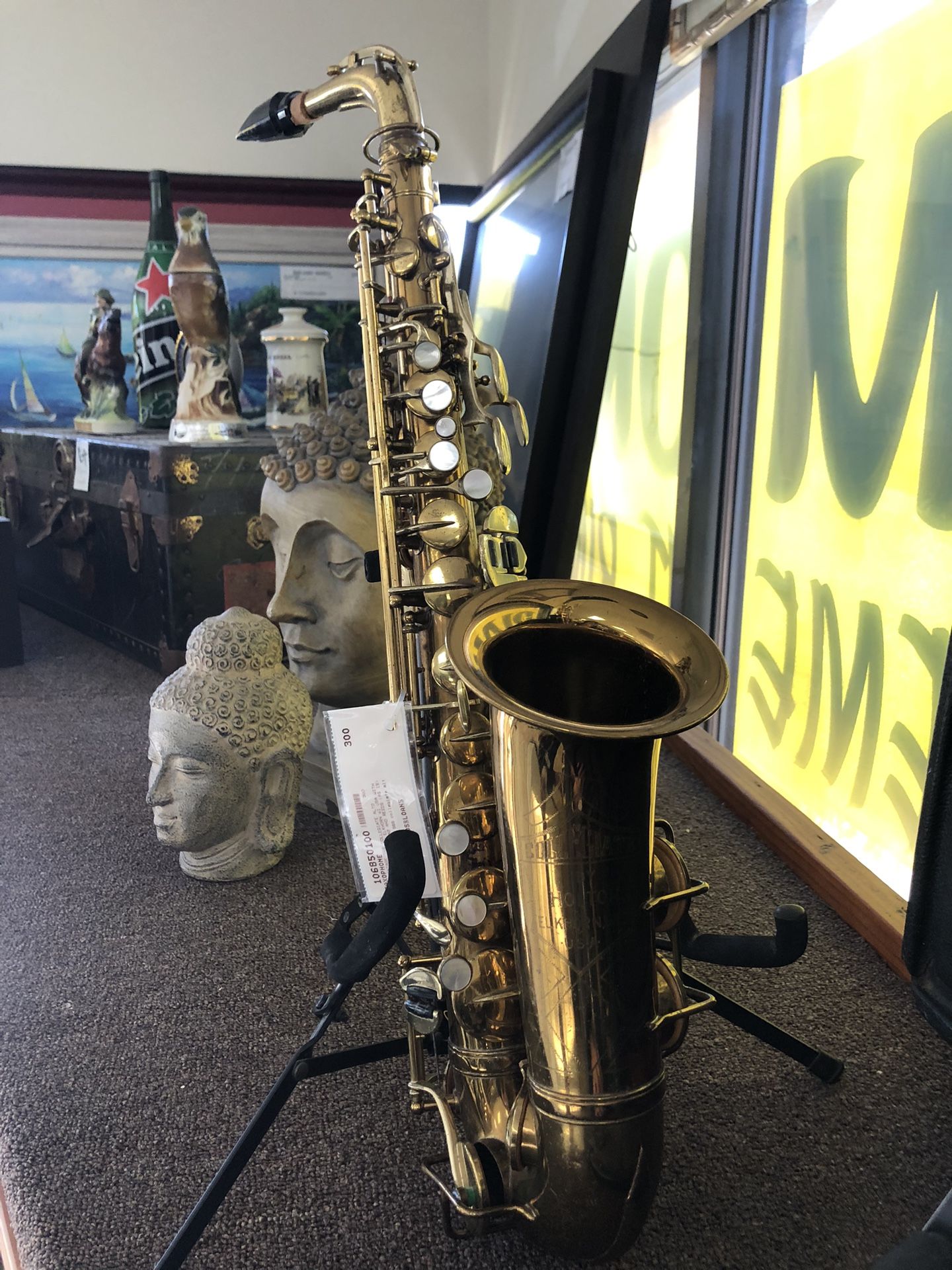 1955 Vintage 566 Collegiate Alto Saxophone By Holton