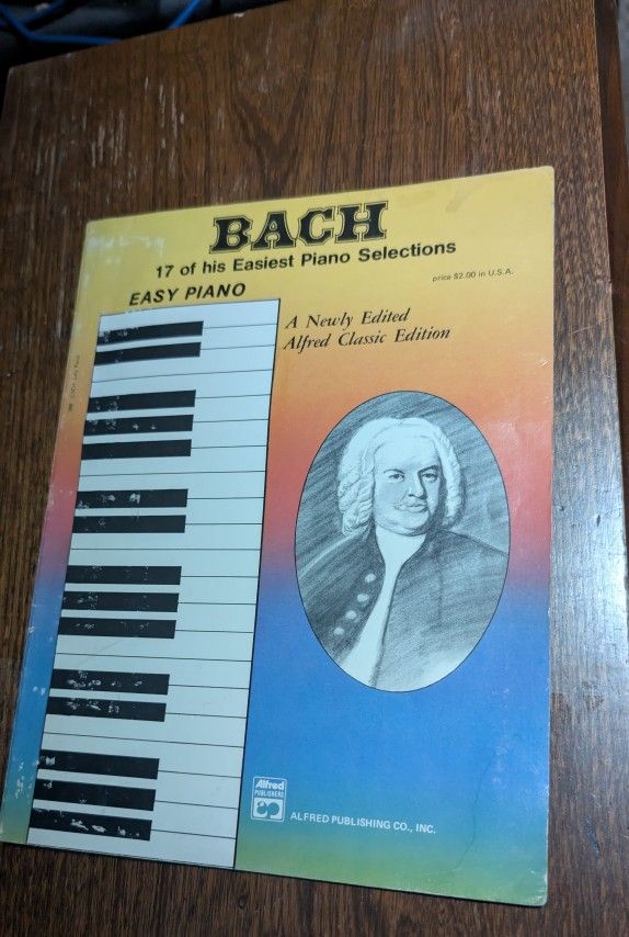 BACH 17 Easiest Piano Selections