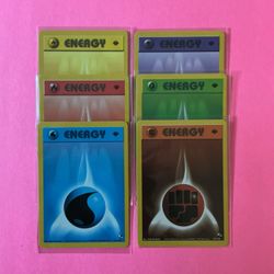 1st Edition Energy Pokemon Cards from Gym Heroes 