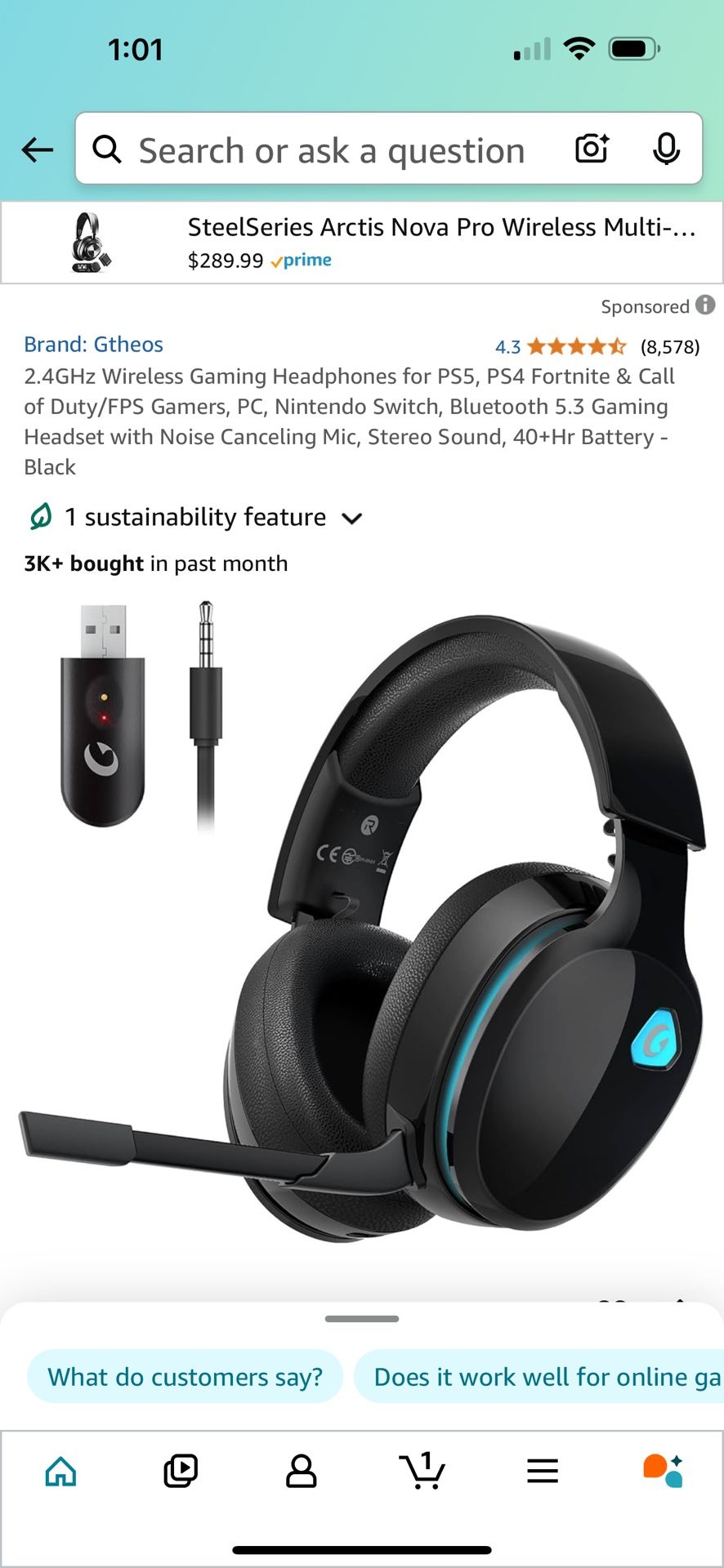 Gaming Headset PS5
