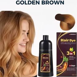 Meidu Golden Brown Hair Dye Shampoo 