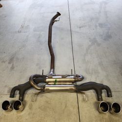 NISSAN GTR OEM EXHAUST MUFFLER SYSTEM QUAD TIP
