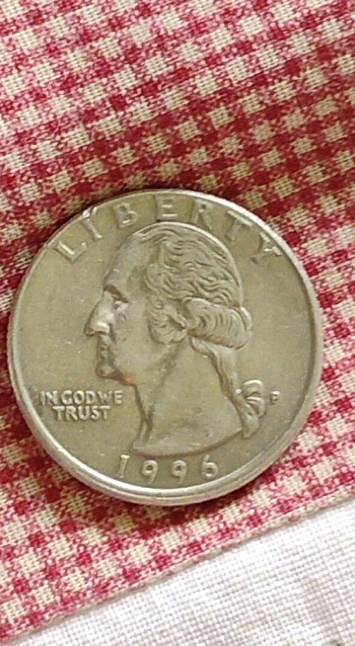 1996 P Mint Mark Off Center Strike Quarter