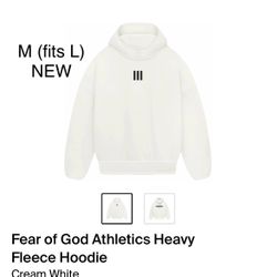 Fear Of God Athletics Fleece Hoodie m New 