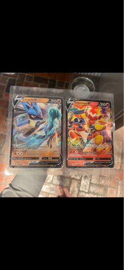 Pokémon Cards Lucario V and Infernape V Jumbo Promo