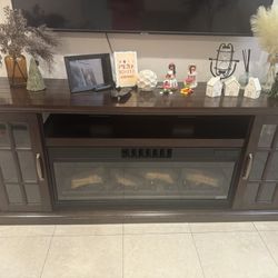 Electric Fireplace TV Stand