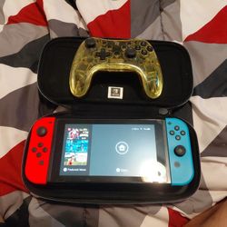 Nintendo Switch and Wireless Controller 
