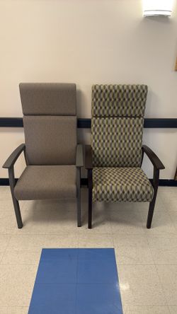 High back chair