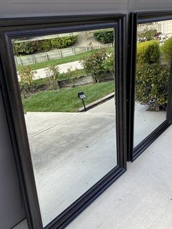 2 Very Large Mirrors 45.5 X 33.25 Inch