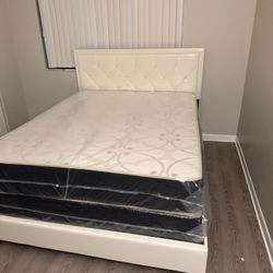 Queen Size Bed Frame New In The Box With Mattress All New Furniture Free Delivery Free Installation 