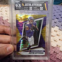 2021 Panini Rookies And Stars Justin Jefferson Gold