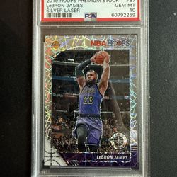 LeBron James Silver Laser