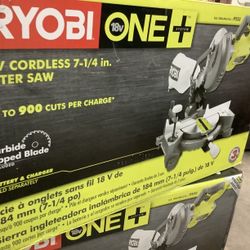 RYOBI P553 18-Volt ONE+ Cordless 7-1/4 in. Compound Miter Saw (Tool Only)