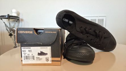 Converse CHUCK TAYLOR'S ALL STAR - Black Monochrome Size M6.5/W8.5 - BNIB